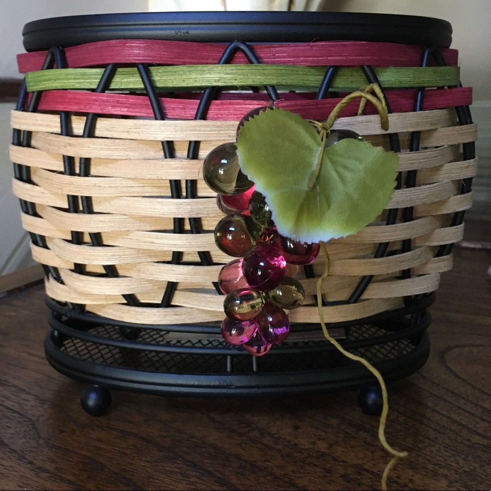 Wine Basket - Handmade Wood Weaving